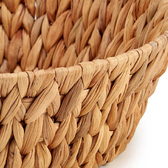 Decorațiune pentru Centrul Mesei Metal Zambilă de apă Cu mânere Maro natural (35,5 x 16,5 x 39 cm)