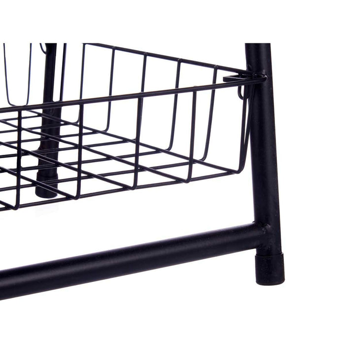 Raft Negru Fier 44 x 31 x 90 cm