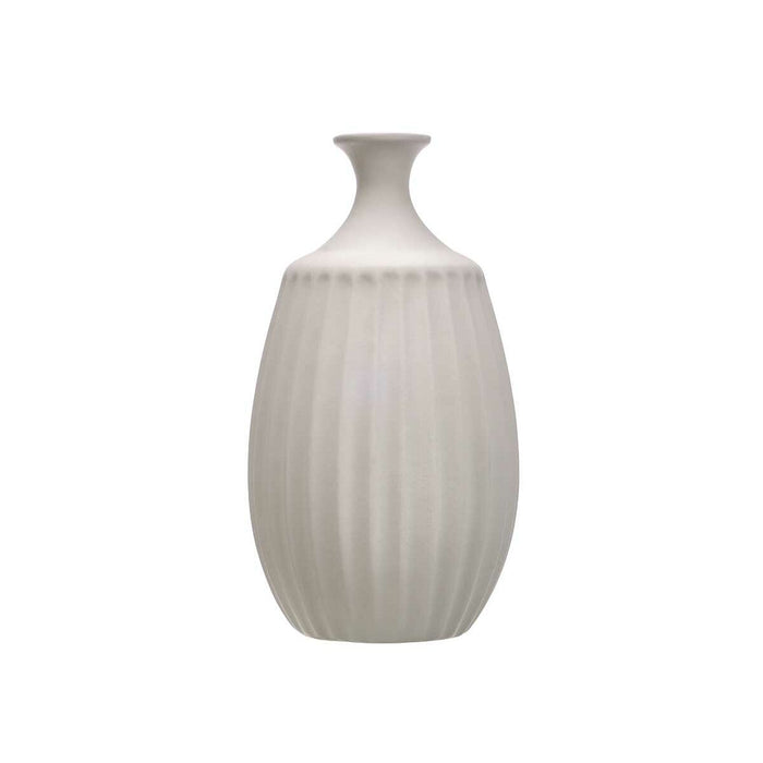Vază Gri Ceramică 27 x 48 x 27 cm