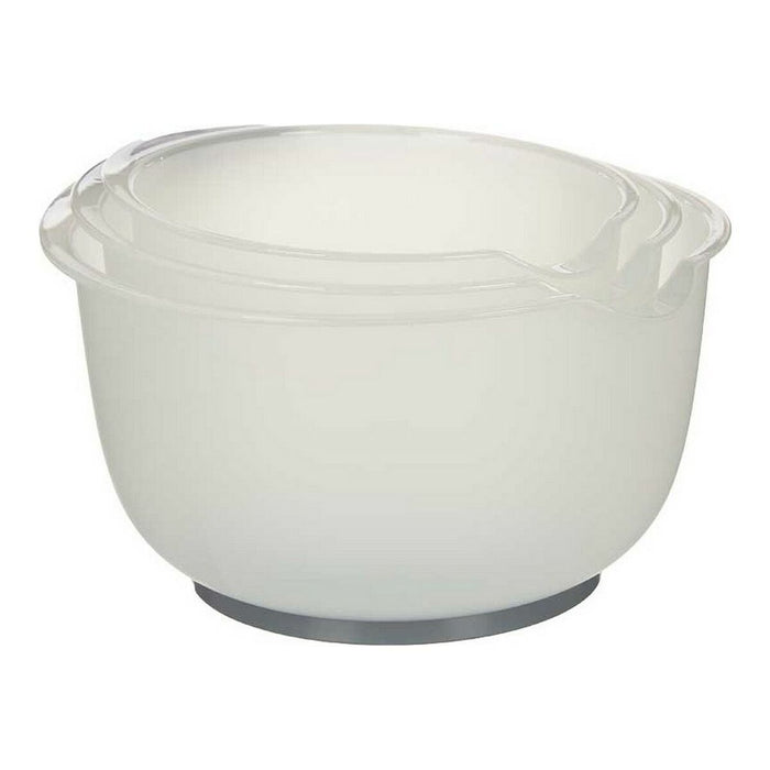Bol gradat Gri 2,5 L 2 L 1,5 L polipropilenă TPE (3 pcs)