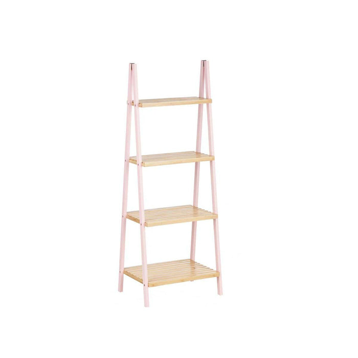 Raft de Baie Roz Natural Bambus lemn de pin 40 x 109,3 x 30 cm