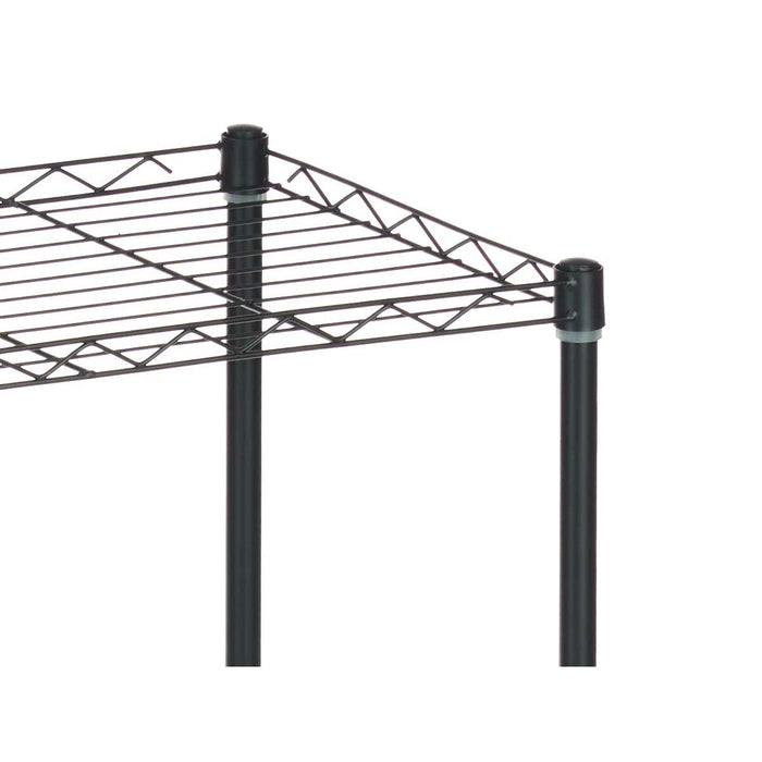 Raft 56 x 35 x 160 cm Negru Metal Plastic