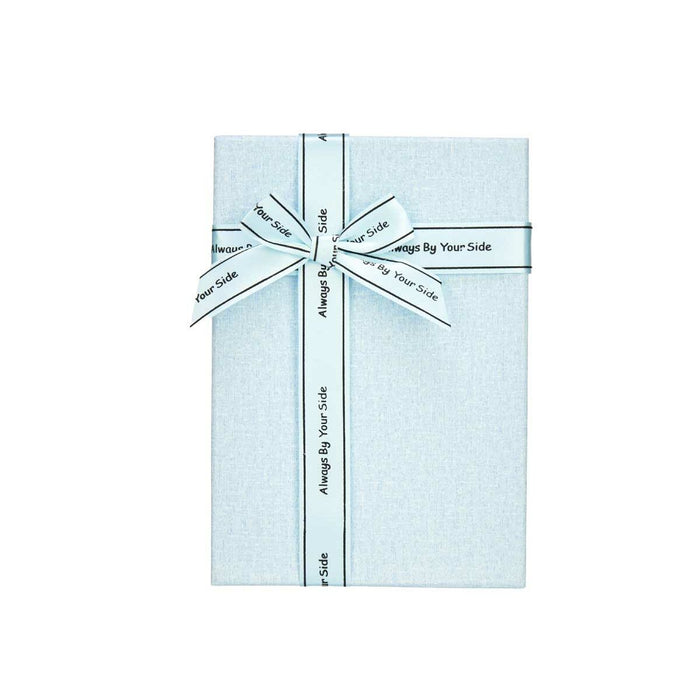 Set de Cutii Decorative Albastru Carton Fundă 3 Piese