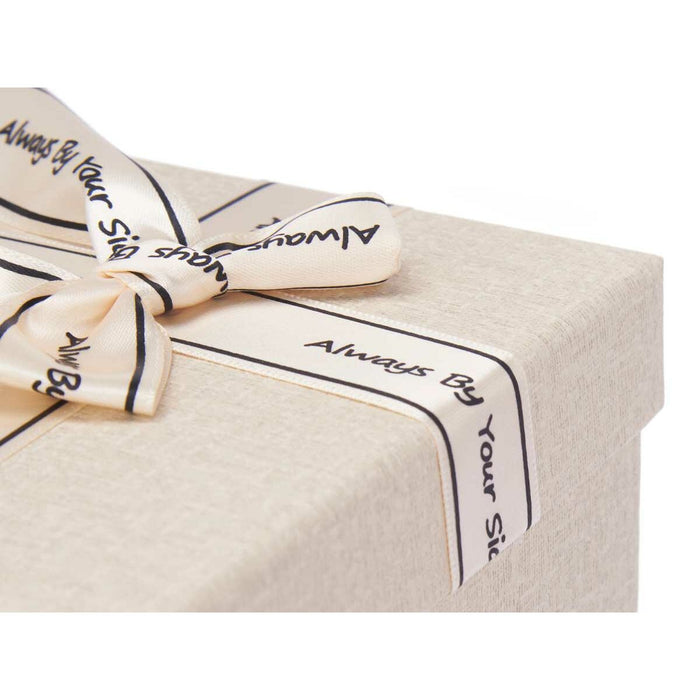 Set de Cutii Decorative Bej Carton Fundă 3 Piese
