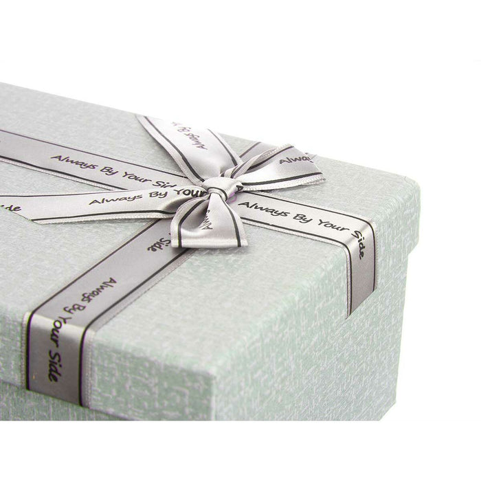 Set de Cutii Decorative Gri închis Carton Fundă 3 Piese