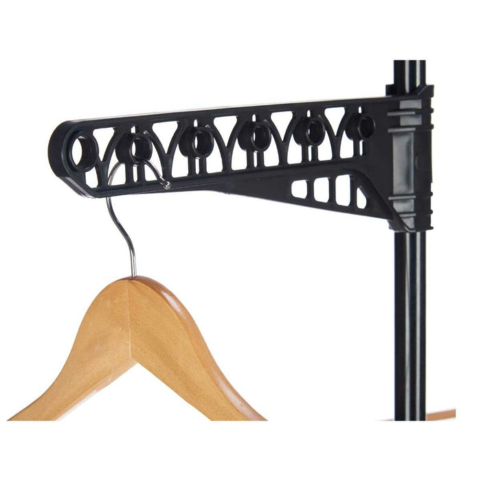 Suport de întins rufe Negru Natural Fier 82 x 165 x 59 cm