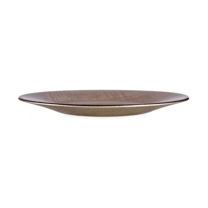 Platou Plat Auriu* Sticlă 21 x 2 x 21 cm