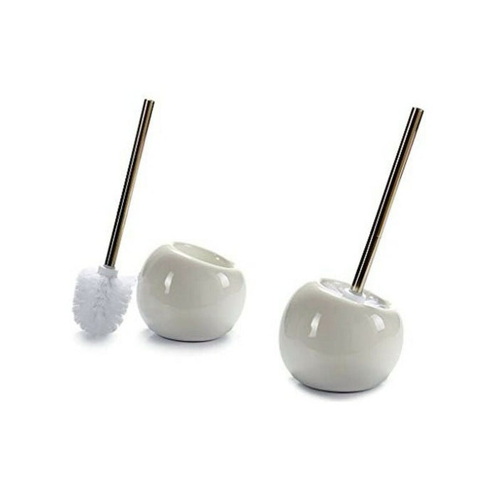 Perie pentru toaletă Ceramică Argintiu Oțel inoxidabil 15 x 33,5 x 15 cm