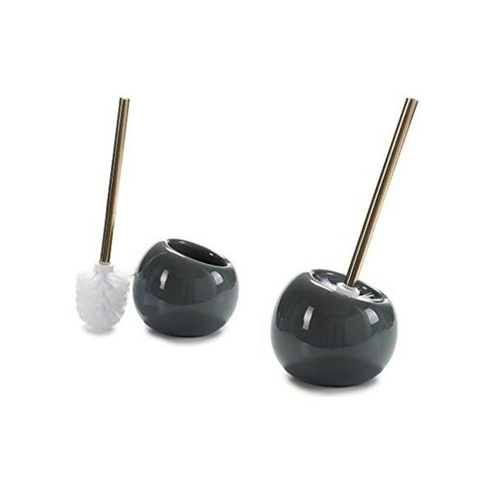 Perie pentru toaletă Ceramică Argintiu Oțel inoxidabil 15 x 33,5 x 15 cm