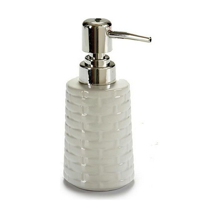 Dozator de Săpun Ceramică 150 ml Argintiu Metal