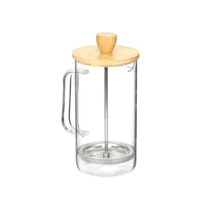 Ceainic 600 ml Natural Bambus Sticlă borosilicată