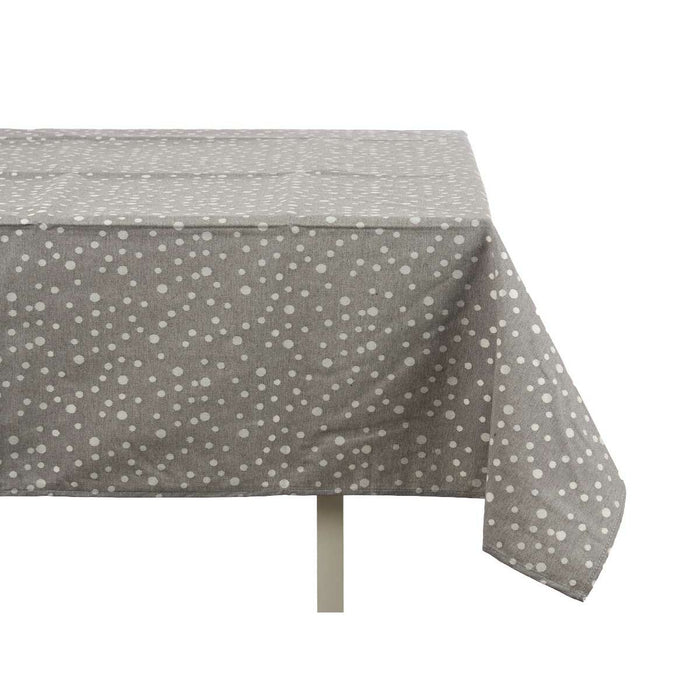 Față de Masă Gri Jacquard Alb (140 x 180 cm)