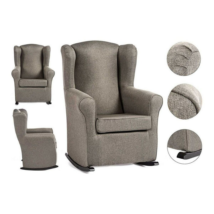 Scaun Balansoar Sedia Scaun Balansoar lemn de pin 70 x 97 x 75 cm