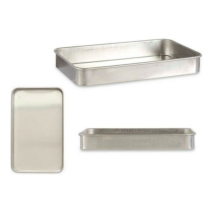 Oală pentru gratinat 32 x 7 x 51,5 cm Argintiu Aluminiu