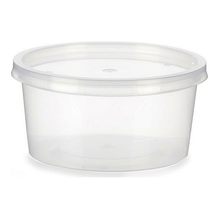 Cutie pentru Prânz Rotundă Transparent polipropilenă (500 ml)
