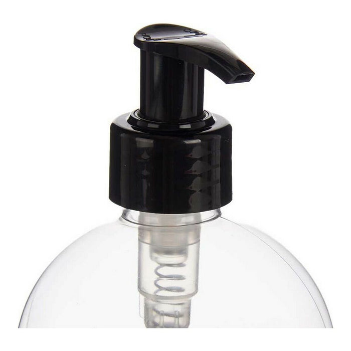 Dozator Negru Transparent Plastic (8 x 16,5 x 8 cm)