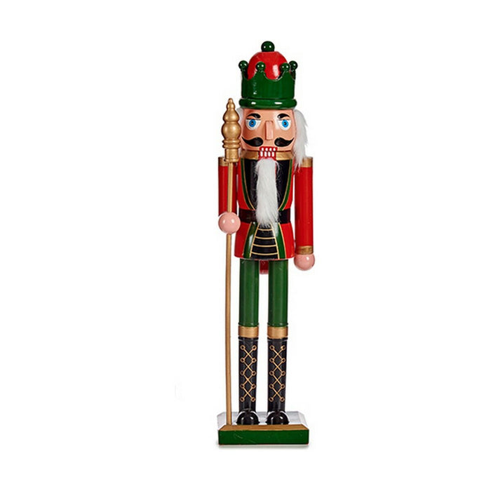 Figură Decorativă Roșu Verde Spărgător de nuci 18,5 x 81,5 x 16,5 cm Plastic