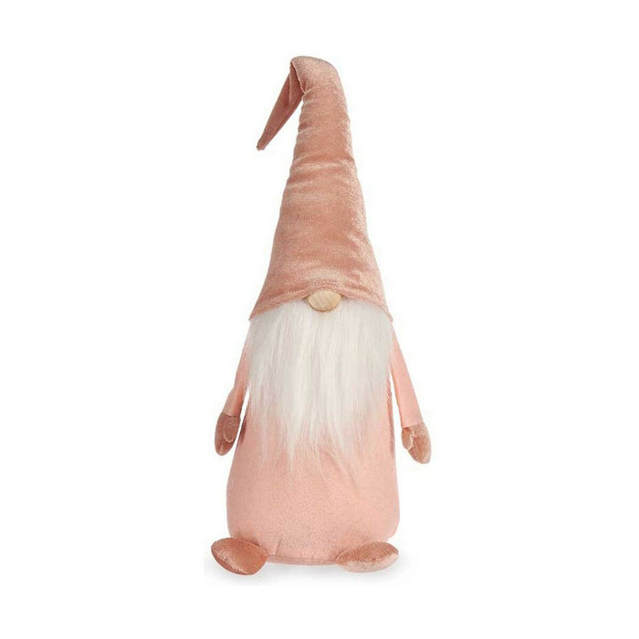 Figură Decorativă Gnom Roz Lemn Nisip 14 x 48 x 17,5 cm