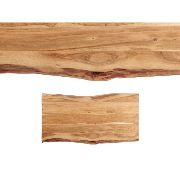 Masa laterală Holo 120 x 60 x 47 cm Maro Negru Lemn de salcâm