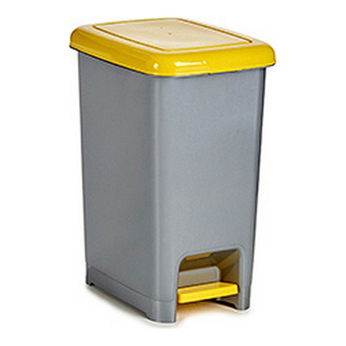 Coș de gunoi pentru hârtie cu pedală Recycling Plastic (3 Piese)