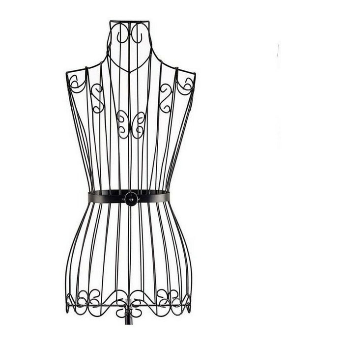 Manechin Negru Metal (42 x 162 x 42 cm)