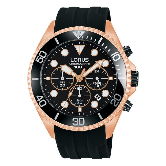 Ceas Bărbați Lorus SPORTS Negru (Ø 45 mm)
