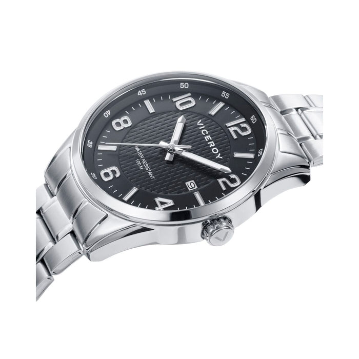 Ceas Bărbați Viceroy 401015-55 Negru Argintiu (Ø 40 mm)