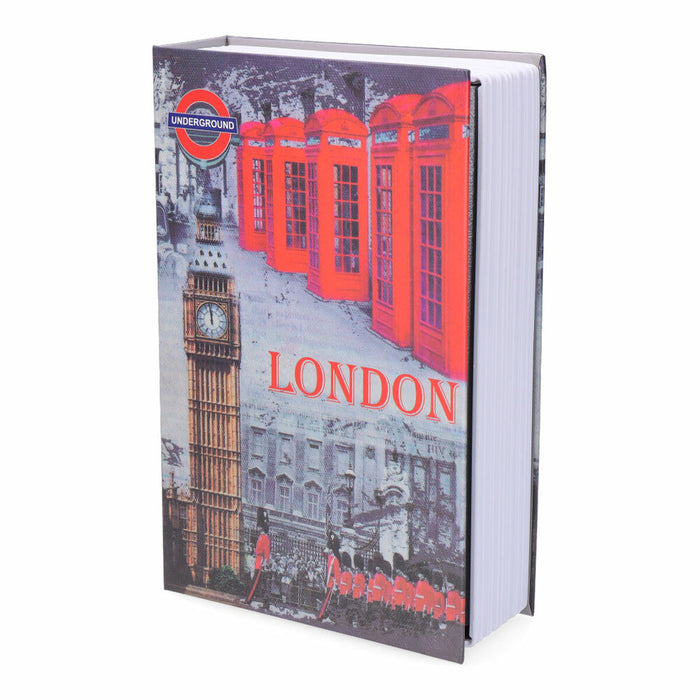 Cutie de siguranță în formă de carte Micel CFC08 M13403 Londra Gri Oțel
