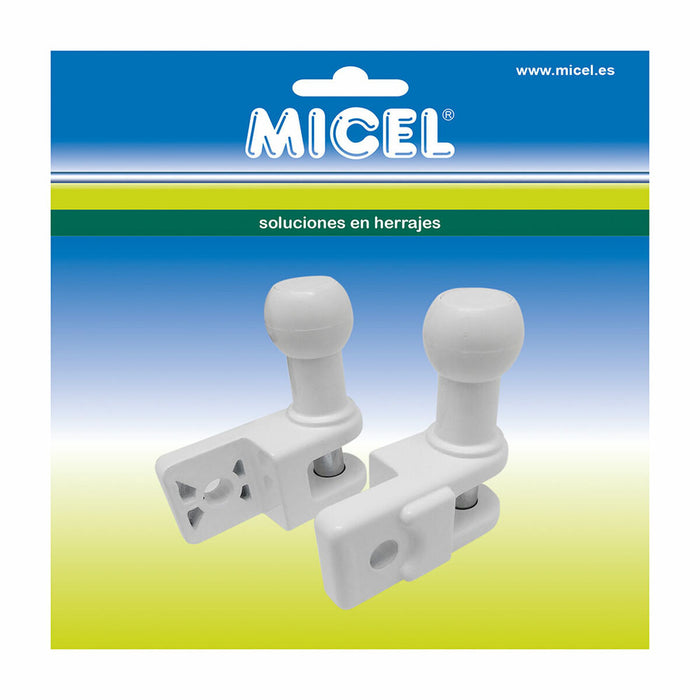Suport pentru copertină Micel TLD01 Alb 6,9 x 3,07 x 7,32 cm Balustradă 2 Piese