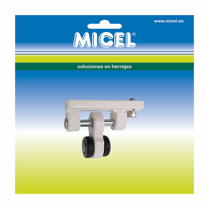 Scripete pentru pergolă Micel TLD21 Nailon 65 x 18,5 x 48 mm Glisieră Alb