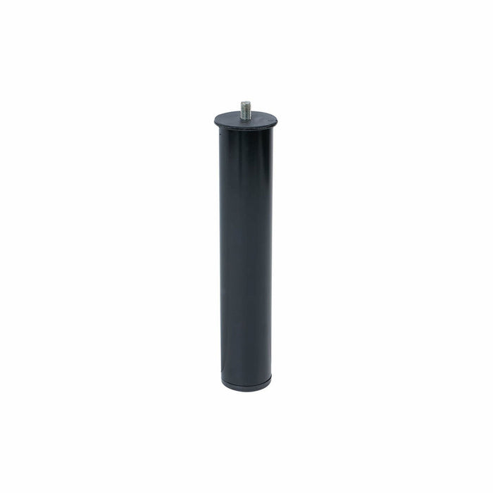 Picioare de pat Micel PT26 96406 Negru Oțel 4 Unități (Ø 5 x 27,5 cm)