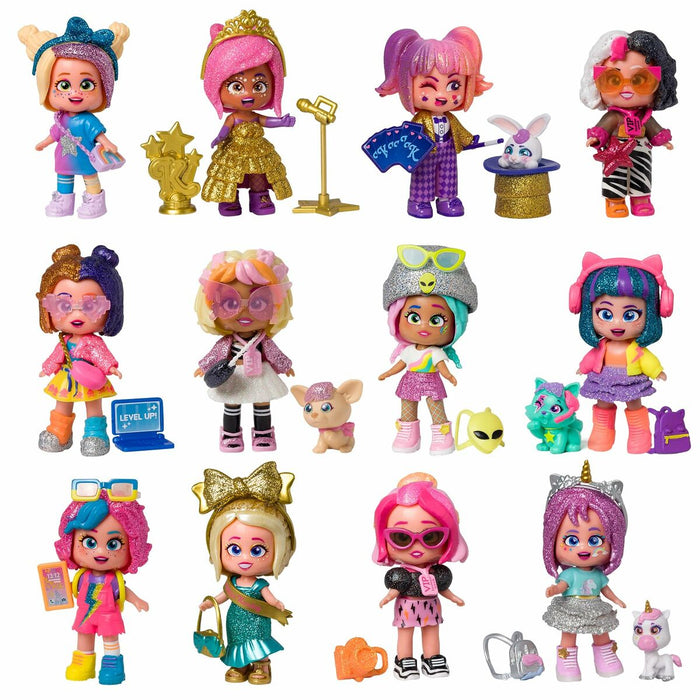 Păpușă cu animal de companie Kookyloos Glitter Glam 1 Unități
