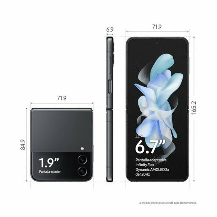 Smartphone Samsung Galaxy Z Flip4 Gri 512 GB Octa Core 8 GB RAM 6,7"