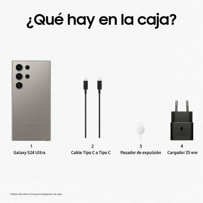 Smartphone Samsung Galaxy S24 Ultra 6,7" Octa Core 256 GB Gri
