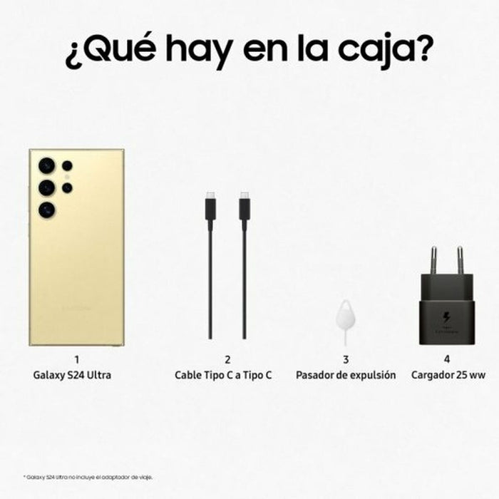 Smartphone Samsung Galaxy S24 Ultra 6,7" Octa Core 256 GB Galben