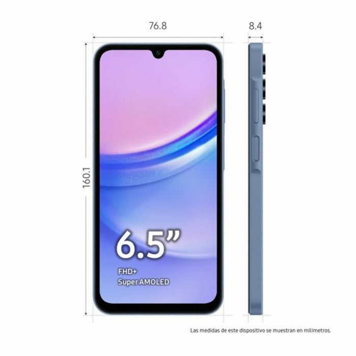 Smartphone Samsung Galaxy A15 6,1" Octa Core 4 GB RAM 256 GB Albastru