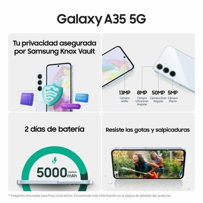 Smartphone Samsung Galaxy A35 6,7" Octa Core 256 GB Negru