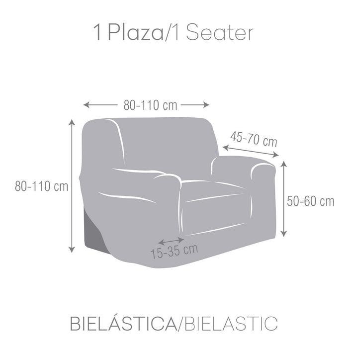 Husă pentru fotoliu Eysa BRONX Albastru 70 x 110 x 110 cm