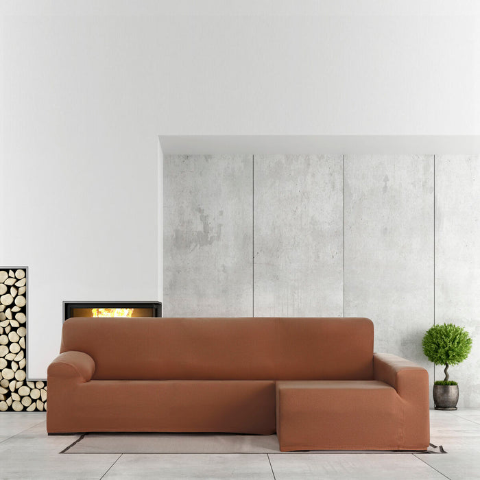 Husă de șezlong cu braț lung drept Eysa BRONX Roșu Închis 170 x 110 x 310 cm