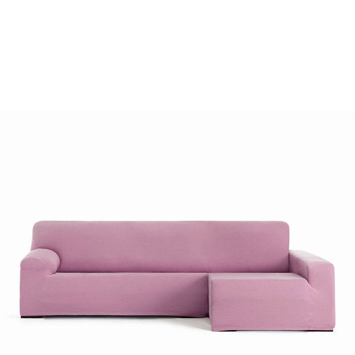 Husă de șezlong cu braț lung drept Eysa BRONX Roz 170 x 110 x 310 cm