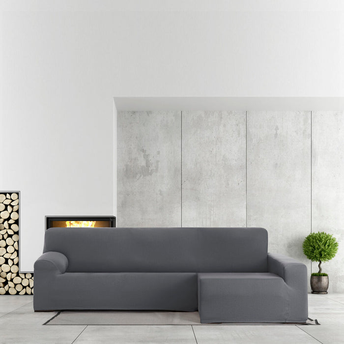 Husă de șezlong cu braț lung drept Eysa BRONX Gri închis 170 x 110 x 310 cm