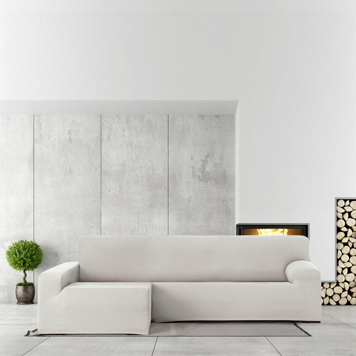 Husă de șezlong cu braț lung stâng Eysa BRONX Alb 170 x 110 x 310 cm