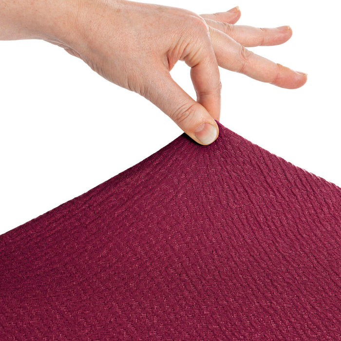 Husă de șezlong cu braț lung stâng Eysa BRONX Bordo 170 x 110 x 310 cm