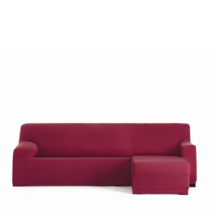 Husă de șezlong cu braț scurt drept Eysa BRONX Bordo 110 x 110 x 310 cm