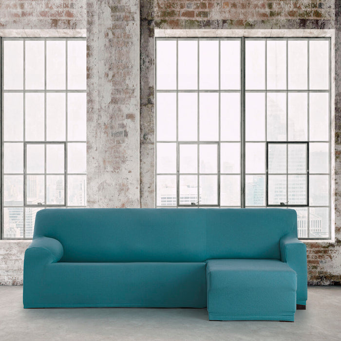 Husă de șezlong cu braț scurt drept Eysa BRONX Verde Smarald 110 x 110 x 310 cm