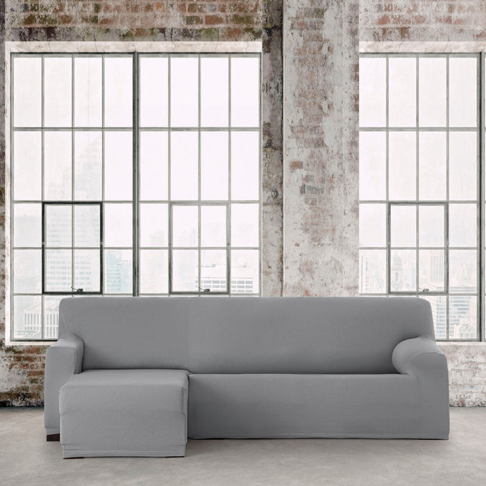 Husă de șezlong cu braț scurt stâng Eysa BRONX Gri 110 x 110 x 310 cm