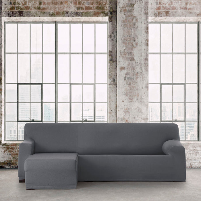 Husă de șezlong cu braț scurt stâng Eysa BRONX Gri închis 110 x 110 x 310 cm