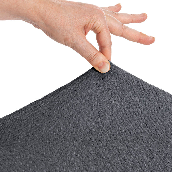 Husă de șezlong cu braț scurt stâng Eysa BRONX Gri închis 110 x 110 x 310 cm