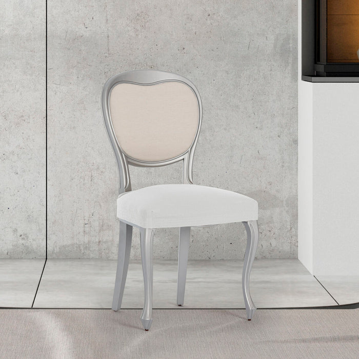 Husă pentru Scaun Eysa BRONX Alb 50 x 5 x 50 cm 2 Unități