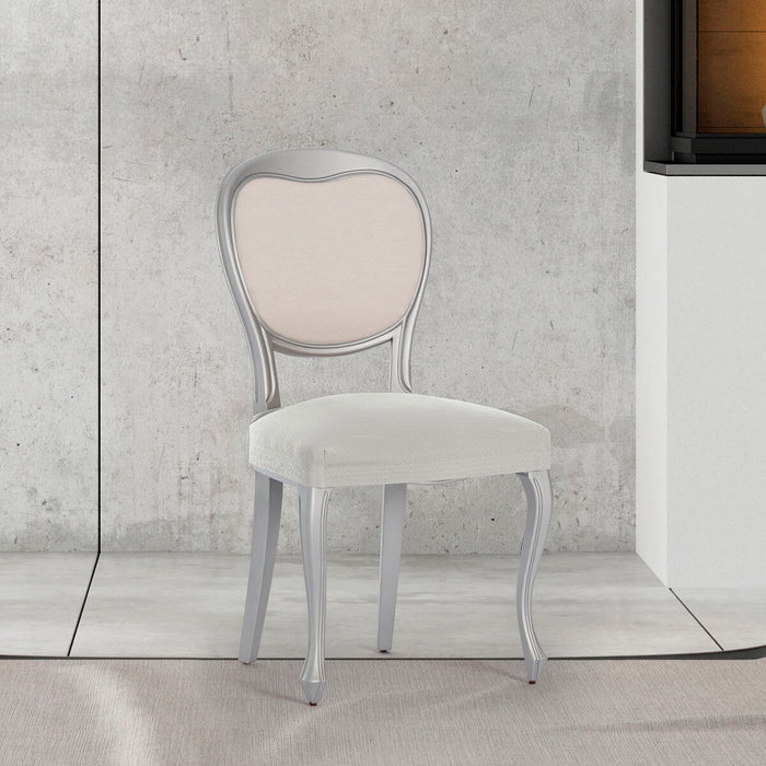 Husă pentru Scaun Eysa BRONX Alb cald 50 x 5 x 50 cm 2 Unități